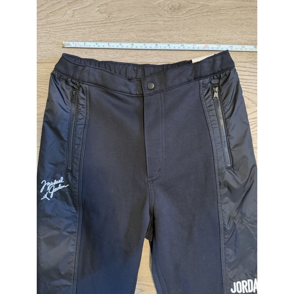 NWT Nike Air Jordan Fight MVP Joggers Fleece Sweat Pants Men’s S Black - Picture 7 of 15